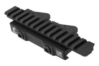 American Defense Picatinny rail riser with 13 slots and QD lever
